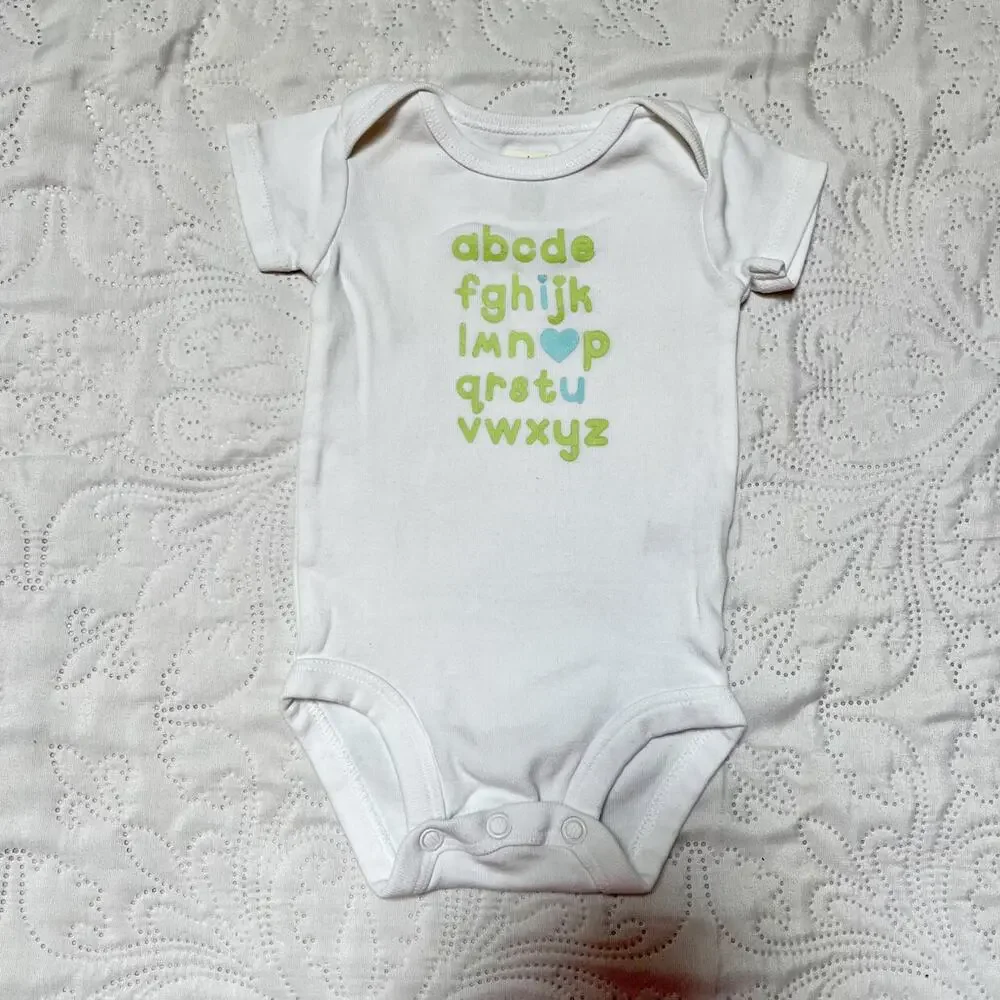 Carter's ABC I Love You Bodysuit Size NB